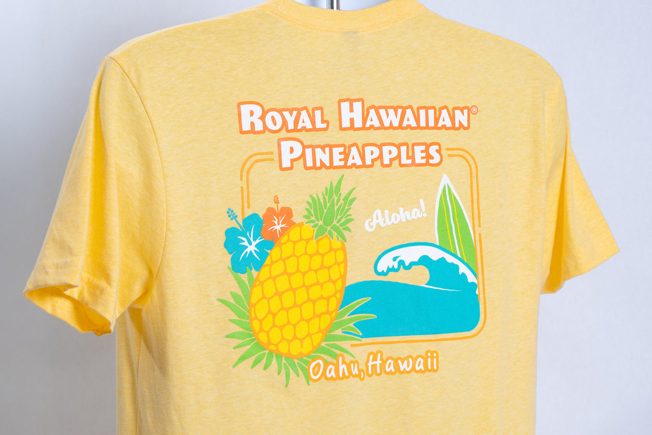 Dole Royal Hawaiian Pineapple Yellow Tee